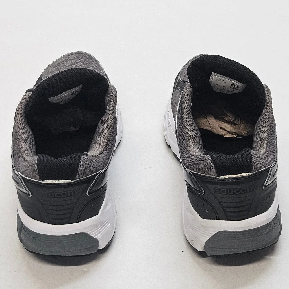 Saucony Mystic Men‎ Running Shoes Gray Black Athletic Sneakers Size 9.5⁸